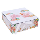 Trusou pentru botez de fete, 8 piese, Model tip Lebada, roz pudrat, Recostore®, REC3086